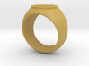 Bitcoin Ring 3d printed 