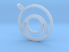 Nested Circles Pendant 3d printed 