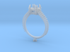 M1-  Engagement Ring 3d Printed Wax  Resin . 3d printed 