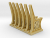 GWR Bench ends 2mm scale x 6 sprue 3d printed 