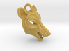 Plastic Thylacine Small Pendant 3d printed 