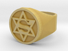 Ring US 12 Super Jew Signet  3d printed 