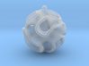 Gyroid Christmas Bauble 3d printed 