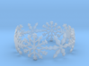 Snowflake Bangle (medium) 3d printed 
