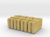 1/20 scale 40 mm Bofors "wood" ammo boxes (4) US N 3d printed 