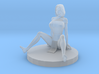 Chinese Girl Fell on Her Behind (28mm Scale) 3d printed 