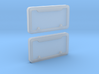 1/10 Scale License Plate Frames 3d printed 