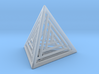 Tetrahedron Lattice 3d printed 