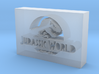 Jurassic World Logo 3d printed 