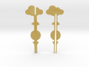 Cake Topper - Clouds & Balloon #3 3d printed 