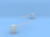 SPX UK level crossing barriers (AHB) 00,H0 3d printed 