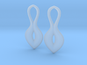 Loginv Earrings 3d printed 
