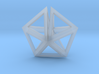 UFO Tetrahedrons pendant 3d printed 