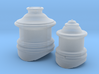On30 Fluted Domes for Bachmann Inside Framed 4-4-0 3d printed 