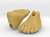 Human feet for 'Storybook' BJD 3d printed 