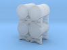 4-55 gal Drums Stack O-scale 3d printed 