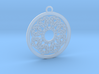 Ornamental pendant no.2 3d printed 