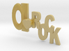 I Rock Keychain 3d printed 