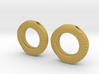 Spiral Ring Earrings 3d printed 