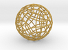 Generalized rhombicosidodecahedron 3d printed 