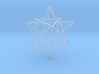 Modern miminalist dodecahedron geometric pendant 3d printed 