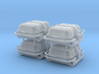 4X Offshore commander Liferaft container 8p - 1:64 3d printed 