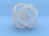 4d Geometric Bead - Hypersphere Math Art Pendant 3 3d printed 