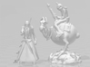 Wizards Blackwolf miniature model fantasy games wh 3d printed 