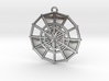 Rejection Emblem 09 Medallion (Sacred Geometry) 3d printed 