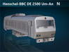 Henschel-BBC DE 2500 Um-An N [body] 3d printed Henschel-BBC DE 2500 Um-An N rear rendering