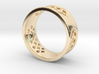 GEOMETRICALLY PATTERNED RING SIZE 12 3d printed 