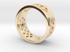 GEOMETRICALLY PATTERNED RING SIZE 9.5 3d printed 