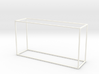 Miniature Tray Top Console Table Frame 3d printed 
