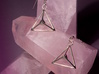 Sacred Trigon Earrings 3d printed 