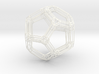 Dodecahedron Frame 3d printed 