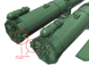 1/27 Forward Torpedo Tubes for PT Boats 3d printed 