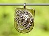 Grapevine heraldic jewelry vine grapes pendant 3d printed Grapevine heraldic man jewelry grapes necklace pendant