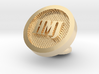 Cufflink with Initials 3d printed 