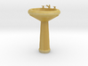 Dollhouse Miniature Pedestal Sink 'Finer Fare' 3d printed 