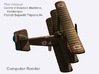 French Sopwith Triplane #4 (full color) 3d printed 
