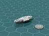 New Hudson Fleet Heavy Carrier 3d printed Render of the model, with a virtual quarter for scale.