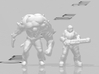 Zombies Sudden Attack 6mm miniature models set rpg 3d printed 