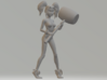 Nude Female Harley Gwen 1 with big hammer NSFW  3d printed 
