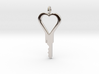 Long Heart - Precut for Kink3D Locksets 3d printed 