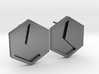 Hexagon Ohrringe: Zeitlose Eleganz 3d printed 
