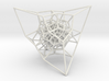 Inversion of a diamond lattice 3d printed 