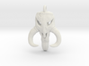 Mandalorian Mythosaur Skull pendant all materials 3d printed 