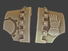 IH Cataphract Shoulderpads x20 3d printed 