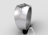 Attract Signet Ring 3d printed 