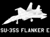 Su-35S Flanker E (Clean) 3d printed 